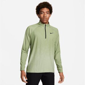 Size Medium - $120 Nike Tour Men's Dri-FIT ADV 1/2-Zip Golf Top Green
